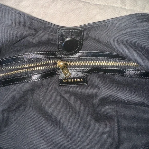 Anine Bing Black Leather Bag - Picture 12 of 16